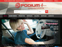 Tablet Screenshot of podiumsom.com.br